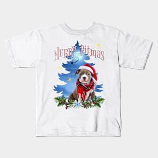 Merry Pitmas Kids T-Shirt